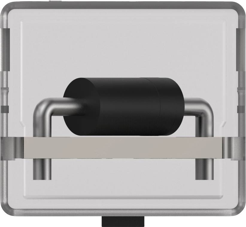 Prosty czarny zamek szyfrowy na szarym tle.