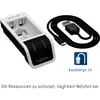 Ładowarka do akumulatorów z przewodem USB, długość przewodu 1 m. Uwaga: Bez zasilacza, aby oszczędzać zasoby.