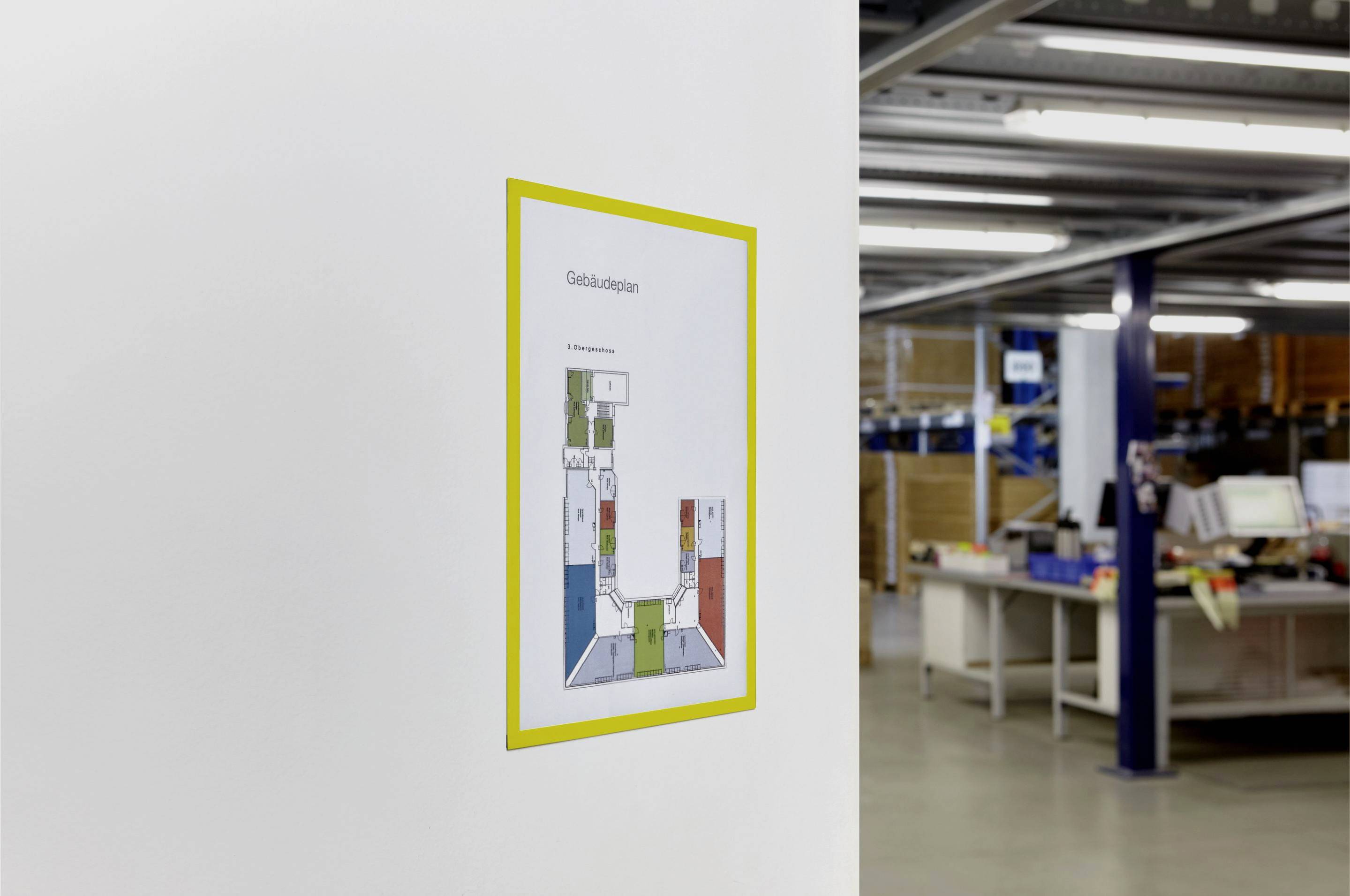 Магнітна рамка Magnetoplan 1130402 жовта