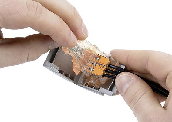 WAGO 207-1333 207-1333 Гелевий контейнер для з'єднувальних клем гнучкий: - фіксований: - 3 шт.