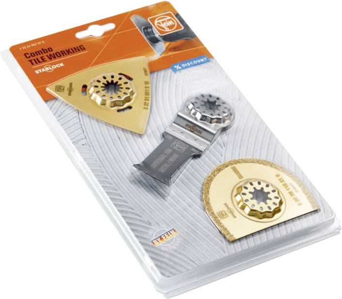 Набір аксесуарів для багатофункціонального інструмента Fein Combo SL TILEWORKING 35222967070 1 шт.