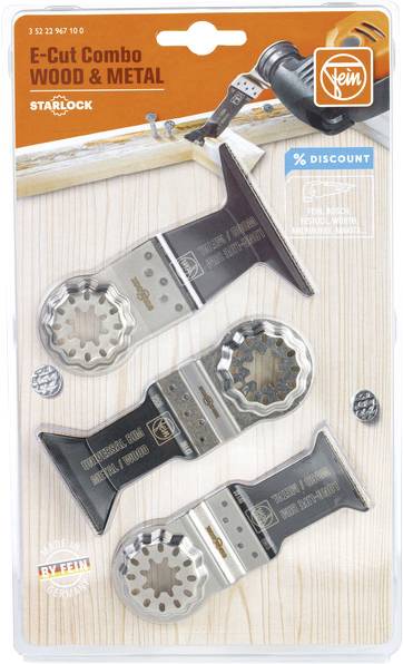 Набір лез для мультиінструмента Fein E-Cut Combo SL WOOD & METAL 35222967100 1 шт.