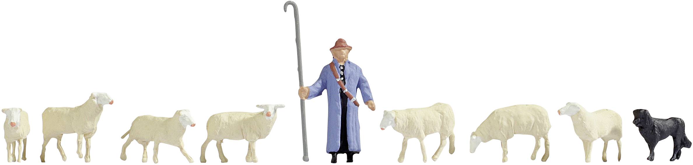 NOCH N Вівці та пастухи намальовані, стоять
