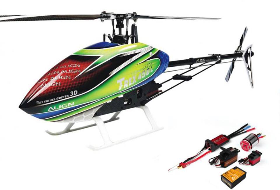 Align Helikopter T-Rex 450L 6S Super Combo Bausatz Helikopter RC Do samodzielnego złożenia