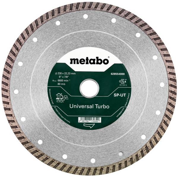 Metabo 628554000  Tarcza tnąca diamentowa Średnica 230 mm Średnica otworu 22.23 mm beton 1 szt.