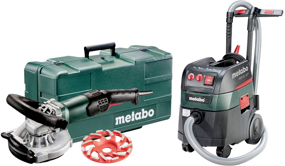 Metabo RSEV 19-125 RT + ASR 35 L ACP Set 691000000 Дискова шліфувальна машина потужністю 1900 Вт