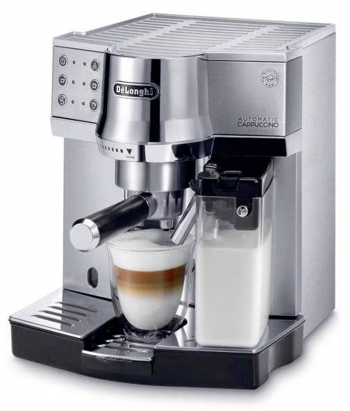 Ekspres do espresso DeLonghi 132109003, srebrny, 1450 W, 15 bar