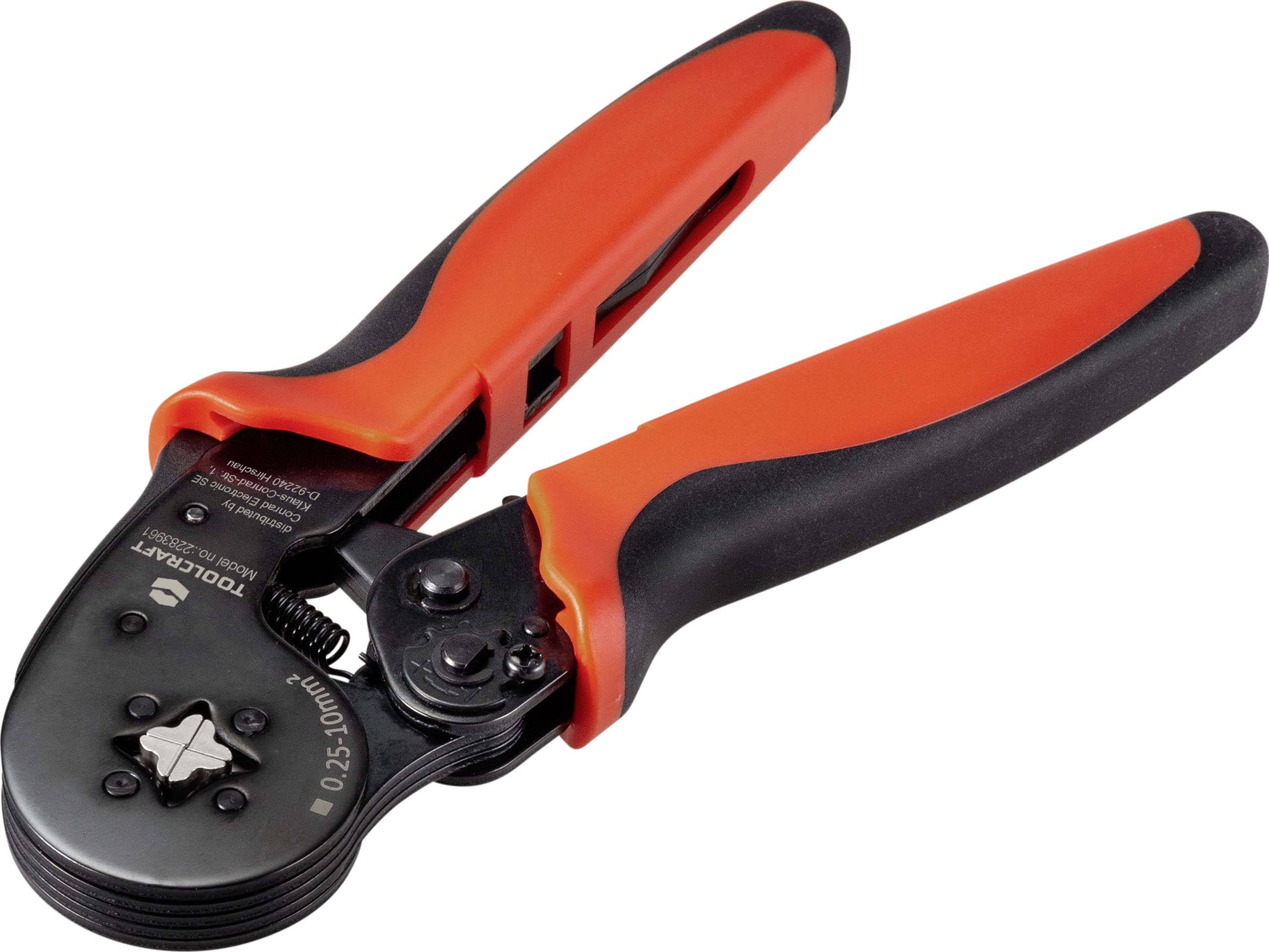 Обтискний інструмент TOOLCRAFT TO-6851883, від 0,25 до 10 мм²