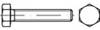 Śruba z łbem sześciokątnym TOOLCRAFT TO-6861660 M8 45 mm DIN 961 200 szt.