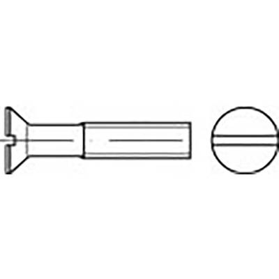 Wkręty z łbem wpuszczanym TOOLCRAFT TO-6862587 M8 25 mm DIN 963 50 szt.