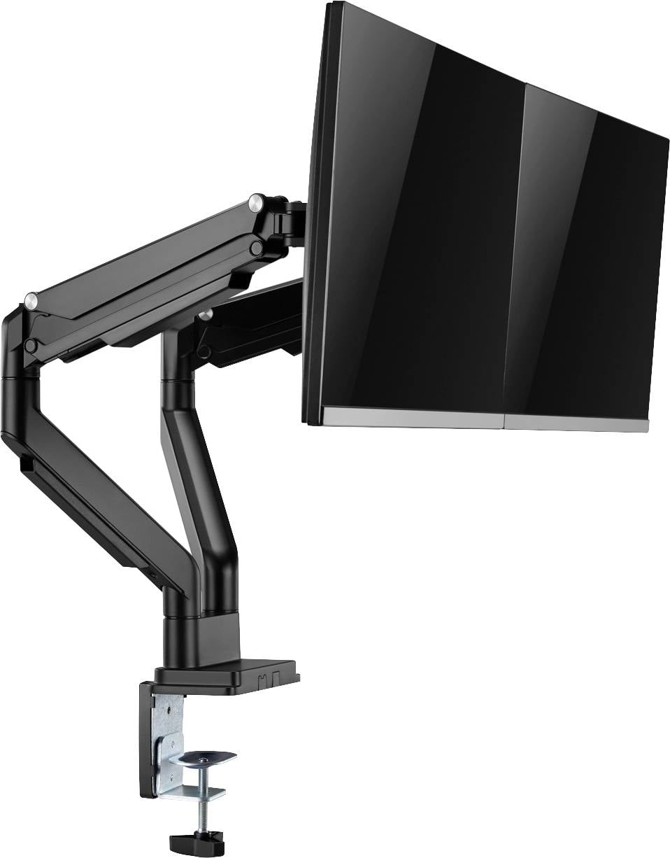 Кріплення для монітора Digitus, настільне DA-90395 2 дисплеї 38,1 см (15 дюймів) - 81,3 см (32 дюйми), чорний поворотний, регульов