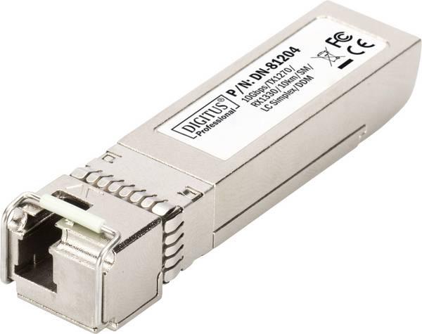 Digitus DN-81204 DN-81204 Moduł nadawczo-odbiorczy SFP+  10 GBit/s 10 km Typ modułu LC
