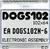 Wyświetlacz elektroniczny z napisami 'DOGS102' i 'EA DOGS102N-6', poprzedzonymi 'ELECTRONIC ASSEMBLY', o rozdzielczości 102x64.