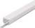 Biała, U-kształtna plastikowa osłona, która zakrywa pasek LED. Idealna do prowadzenia i zabezpieczania przewodów lub listew świetlnych.