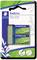 Opakowanie dwóch gumek do mazania marki Staedtler, wyprodukowanych w Niemczech, wykonanych z co najmniej 56% surowców odnawialnych.