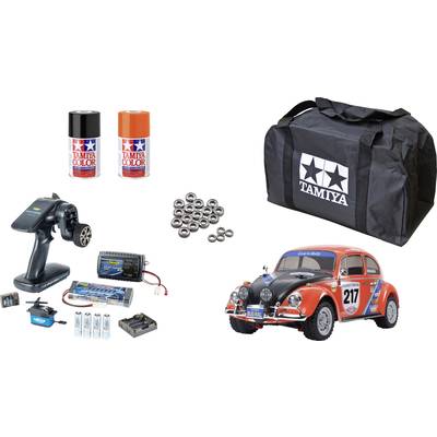 Tamiya MF-01X VW Beetle Rally Szczotkowy 1:10 Model samochodu RC Elektryczny Tor Napęd na wszystkie koła Zestaw ekonomic