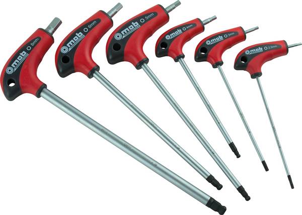 Peddinghaus   Zestaw kluczy trzpieniowych 3 mm, 4 mm, 5 mm, 6 mm, 8 mm