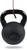 Czarny odważnik kettlebell z napisem '80 LB' wisi na czerwonym kablu, zawieszony w powietrzu.