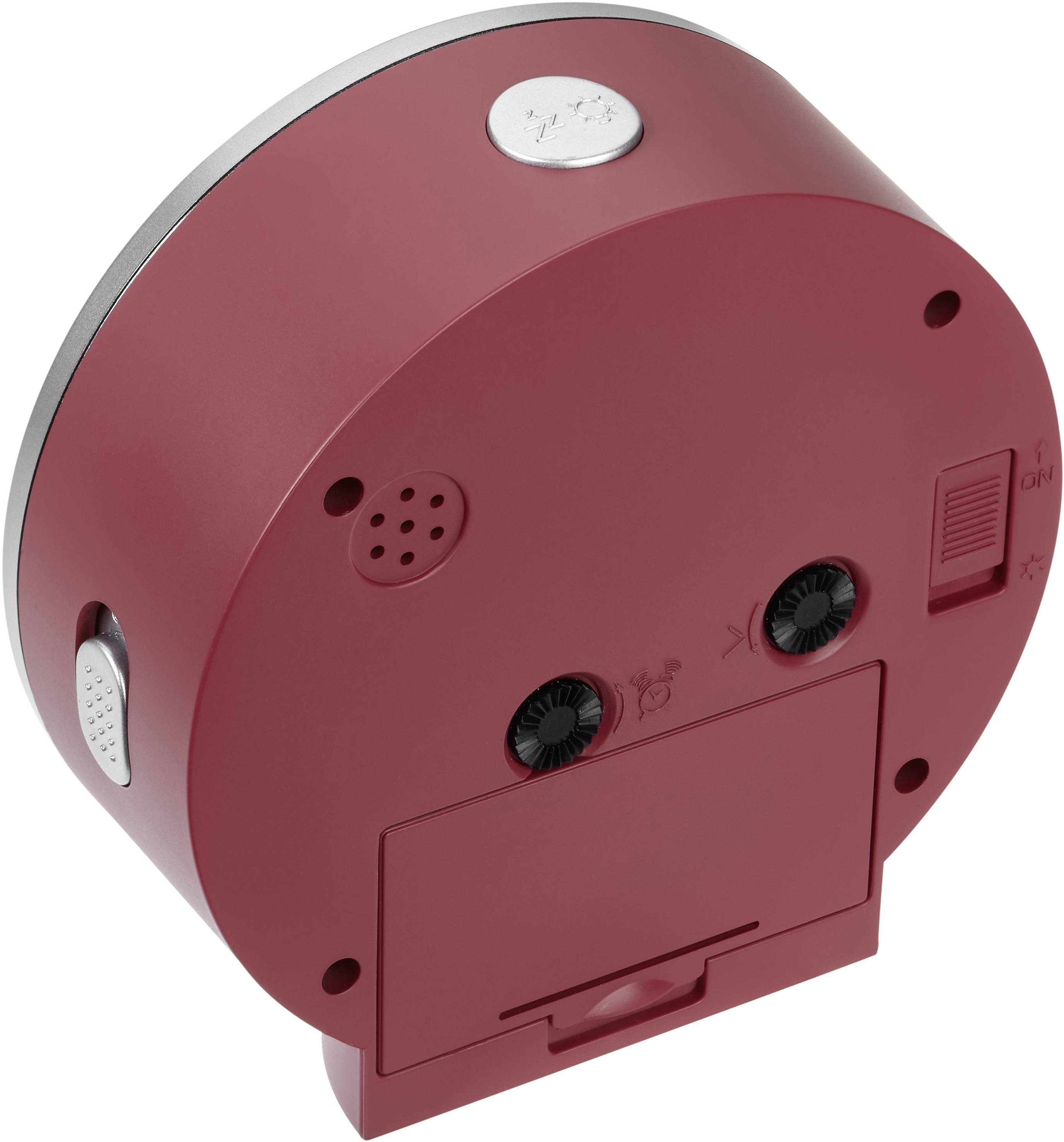 Кварцовий будильник TFA Dostmann 60.1034.05 червоного кольору Кількість будильників 1