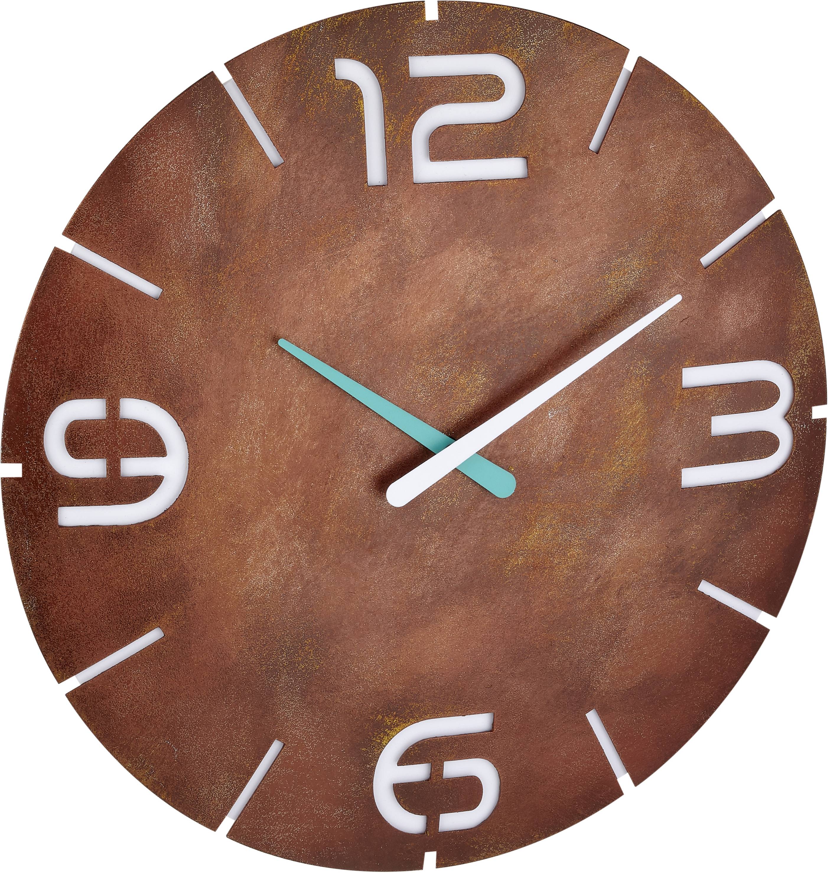 Настінний годинник TFA Dostmann 60.3536.08 з радіокеруванням 350 мм x 35 мм, колір іржавий