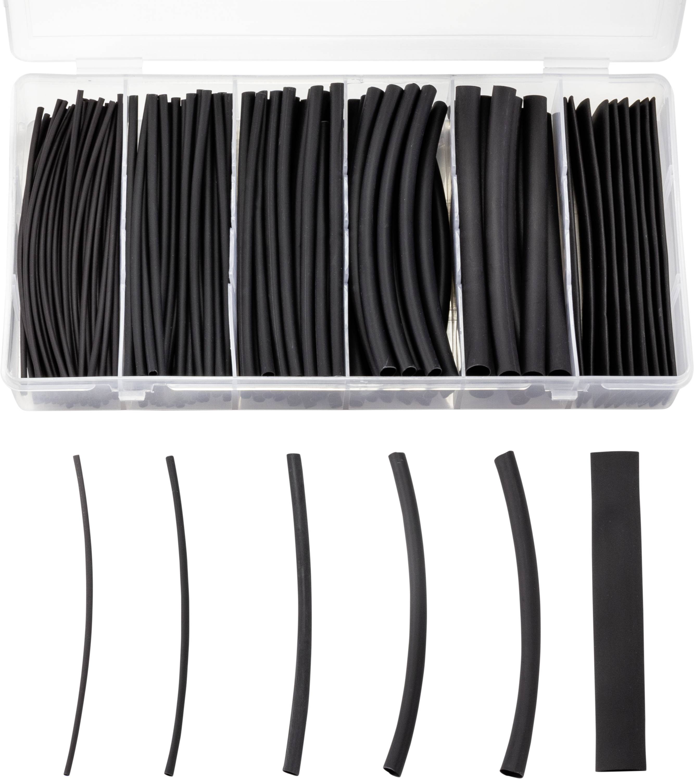 Комплект термоусадочних трубок TRU COMPONENTS TC-9206232, 2:1, 170 деталей