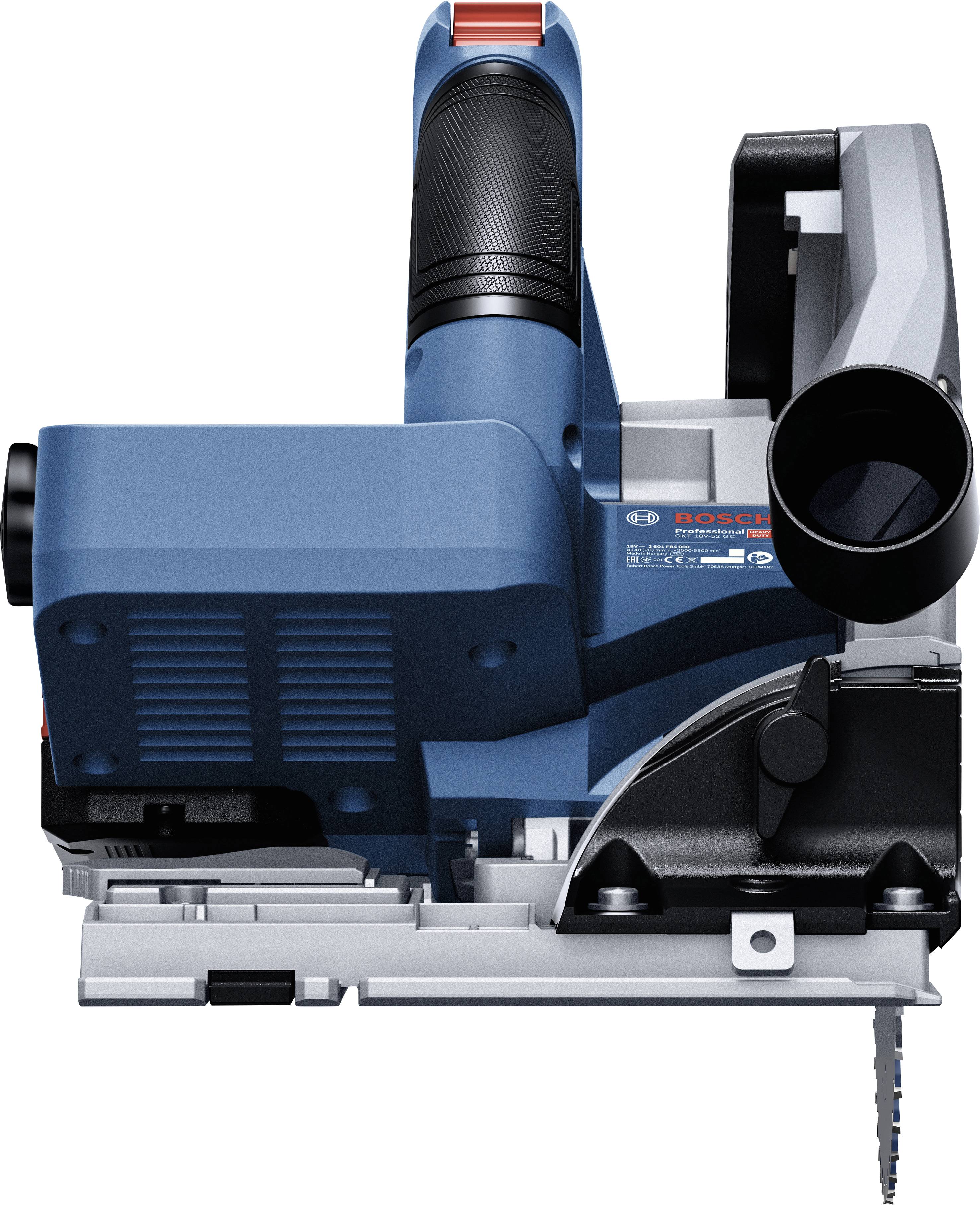 Niebieska ręczna piła tarczowa z czarną rękojeścią. Urządzenie posiada okienko z przodu, umożliwiające kontrolę postępu cięcia.