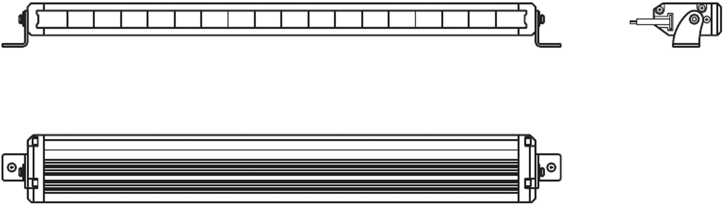 Rysunek techniczny przedstawia różne widoki cylindrycznej lampy wraz z uchwytami montażowymi.