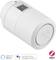 Elektroniczny termostat grzejnikowy z wyświetlaczem LED, kompatybilny z Amazon Alexa, Google Assistant oraz Zigbee.