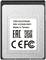 Dysk SSD z napisem 'TS512GCFE820, S/N: A12345-0001, Wyprodukowano na Tajwanie'. Zawiera kod QR oraz certyfikaty EAC i CE FC.