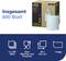 "Łącznie 800 arkuszy" na niebieskim tekście obok pudełka i rolki czyściwa Tork Low-Lint. Cztery ikony poniżej: "4 x 200 arkuszy", "Do wycierania i osuszania", "30 x 16,5 cm", "1-warstwowy".