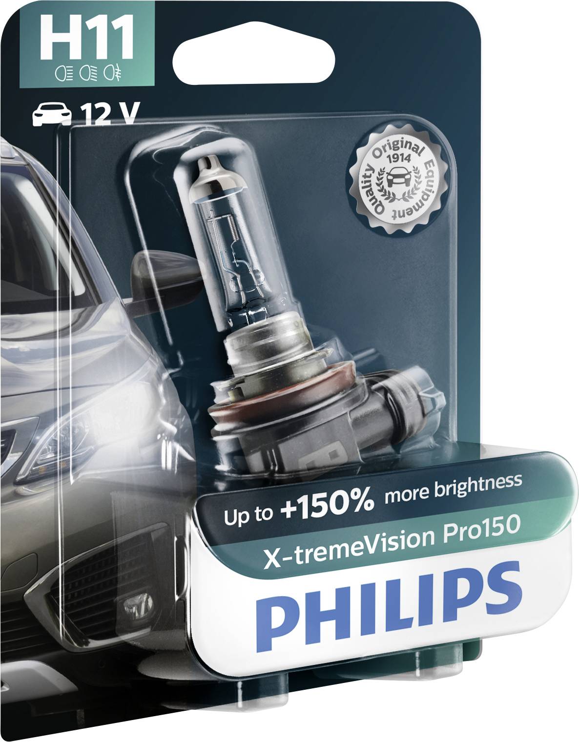 Галогенні лампи Philips Automotive 12362XVPB1 X-tremeVision H11 55 Вт 12 В
