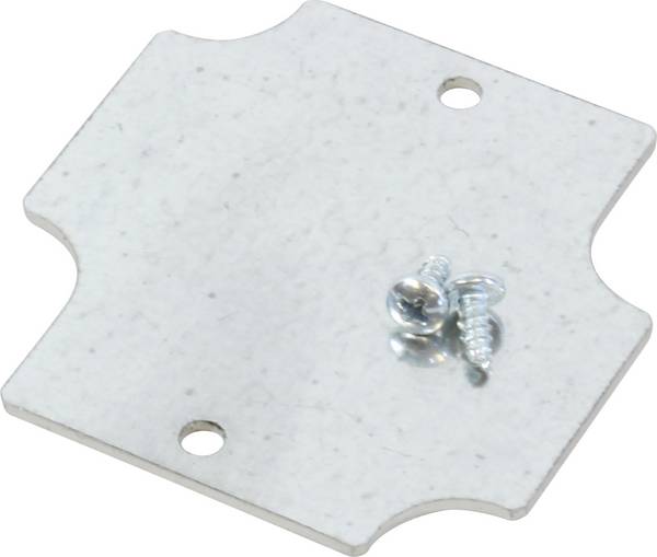 Hammond Electronics 1555BFPL  Płytka montażowa  stal srebrny (D x S x W) 54 x 54 x 1.6 mm 1 szt.