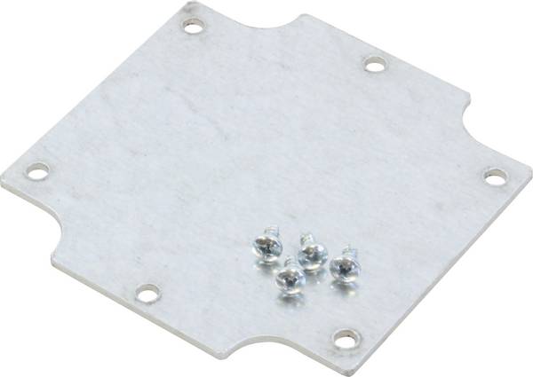 Hammond Electronics 1555EFPL  Płytka montażowa  stal srebrny (D x S x W) 80 x 80 x 1.6 mm 1 szt.