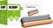 Kaseta z tonerem i opakowanie z napisem 'KMP Premium Quality Toner Cartridge'. Kompatybilna z Brother TN-910M.