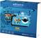 Kamera podwodna 'AQUAPIX W3048 EDGE' w kolorze niebieskim. Rozdzielczość 13 MP, ekran 3,0 cala, 4K Ultra HD. Opakowanie przedstawia zdjęcie kamery.