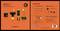Pomarańczowe opakowanie projektowe z napisem 'LESSON KIT C'. Przedstawia system modułowy i przegląd komponentów. Zawiera informacje kontaktowe oraz ostrzeżenia bezpieczeństwa.