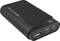 Czarny powerbank z napisem 'RealPower 7500 mAh'. Posiada złącza USB i Typ-C oraz wyświetlacz LED.