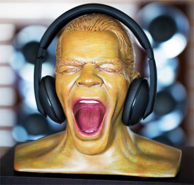 Підставка для навушників Oehlbach XXL Scream Anniversary Edition, кольору шкіри