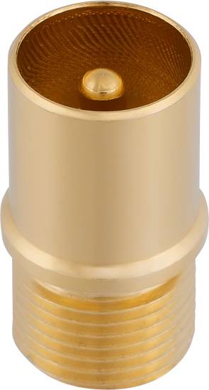 Позолочений коаксіальний роз'єм Oehlbach D1C62005, чоловічий, 1 шт.