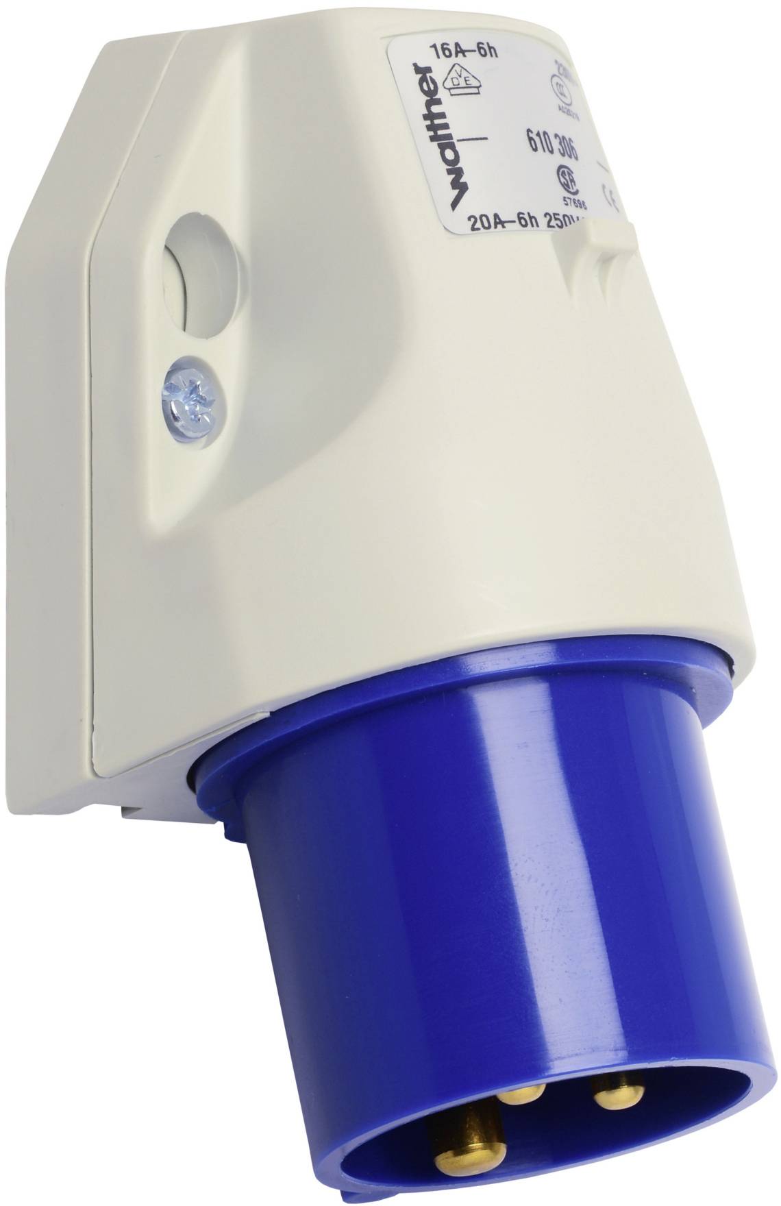 Роз'єм Walther Werke CEE чоловічий, 16 A, 230 V