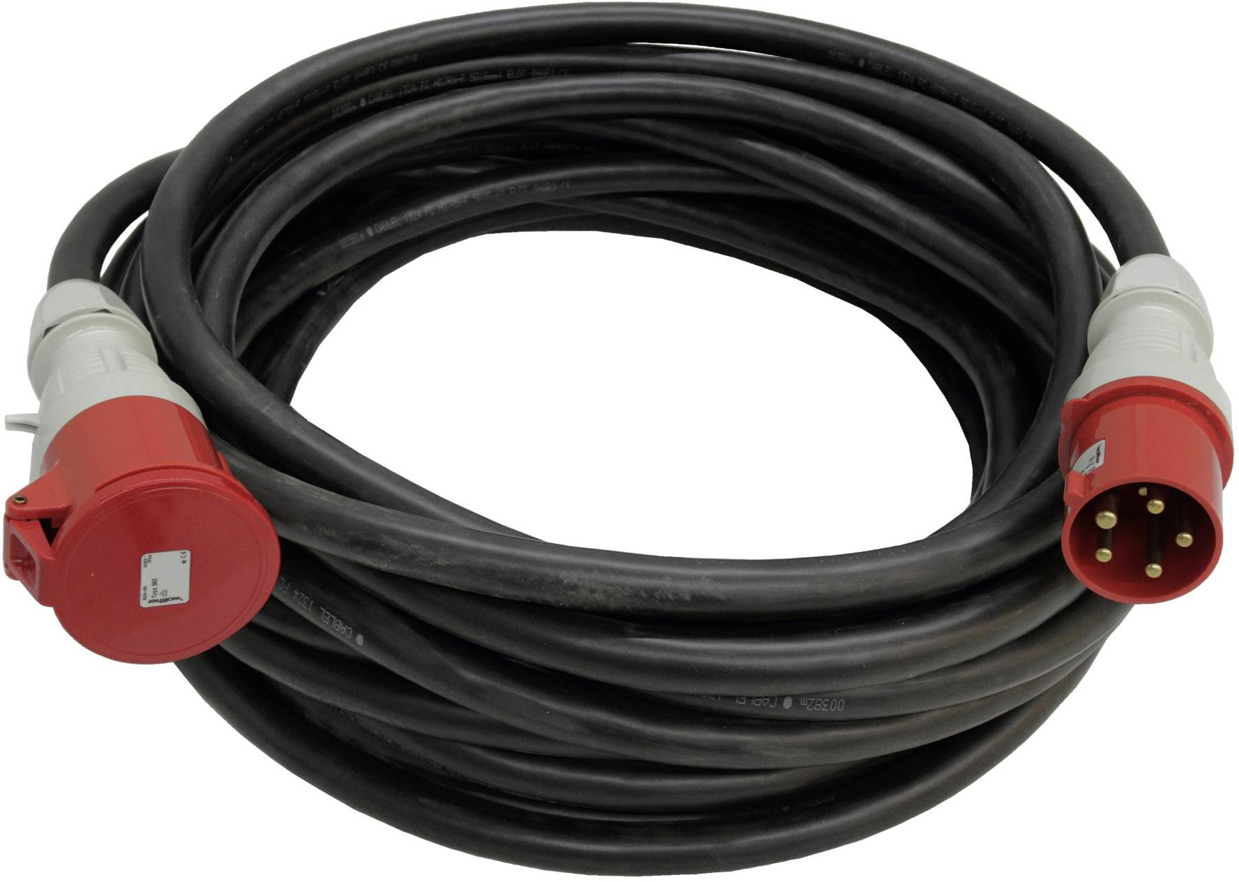 Подовжувач Walther Werke 39600516250 39600516250, розетки: 1, 400 В, 63 А, 25,00 м