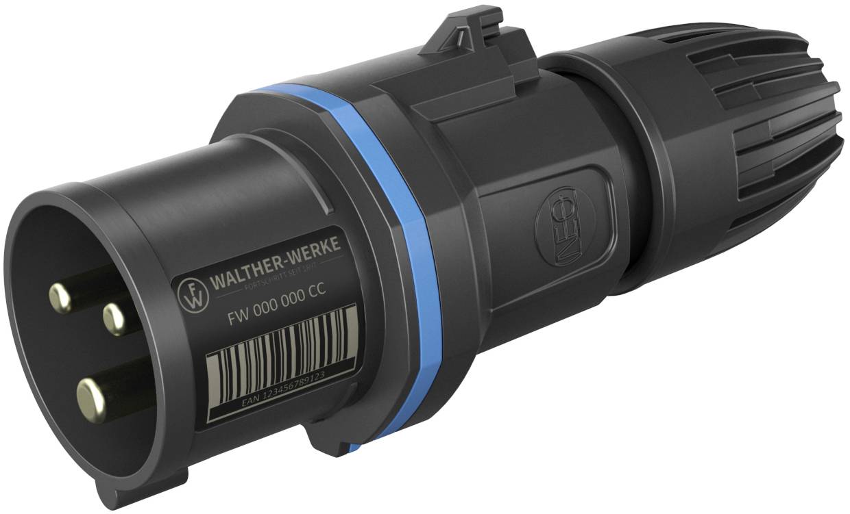 Роз'єм Walther Werke FW211306SK CEE чоловічий 16 A 250 V