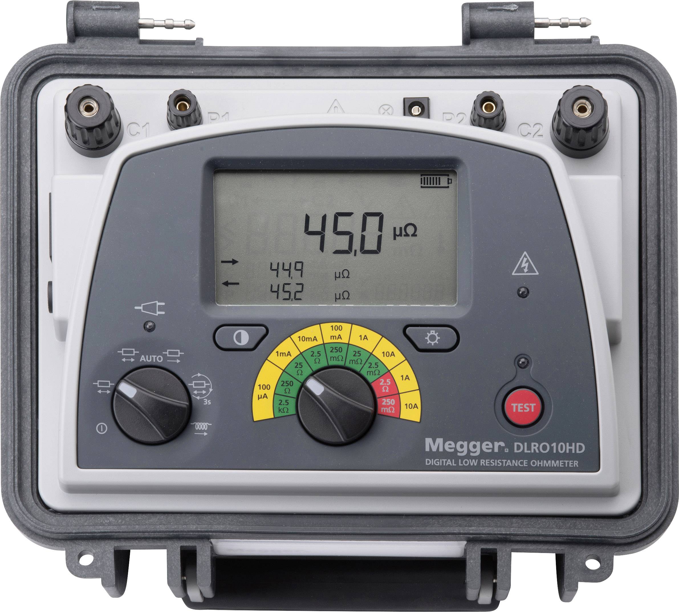 Megger DLRO10HD + DH4C Omomierz