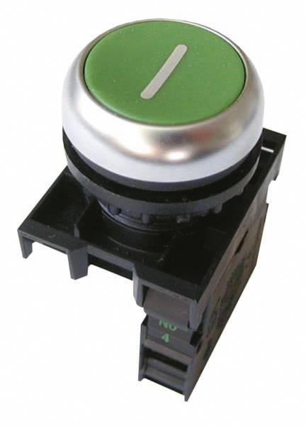 Eaton 216512 M22-D-G-X1/K10 Пластиковое переднее кольцо кнопки, разноцветная кнопка, 1 шт.