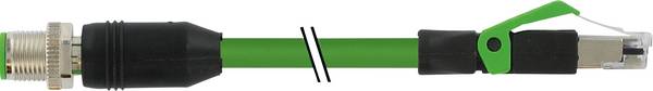 Murrelektronik 7000-51101-7901000 Złącze konfekcjonowane czujnika/aktuatora M12 x 1 złącze męskie proste, Wtyczka RJ45 10.00 m Ilość pinów: 8 1 szt.