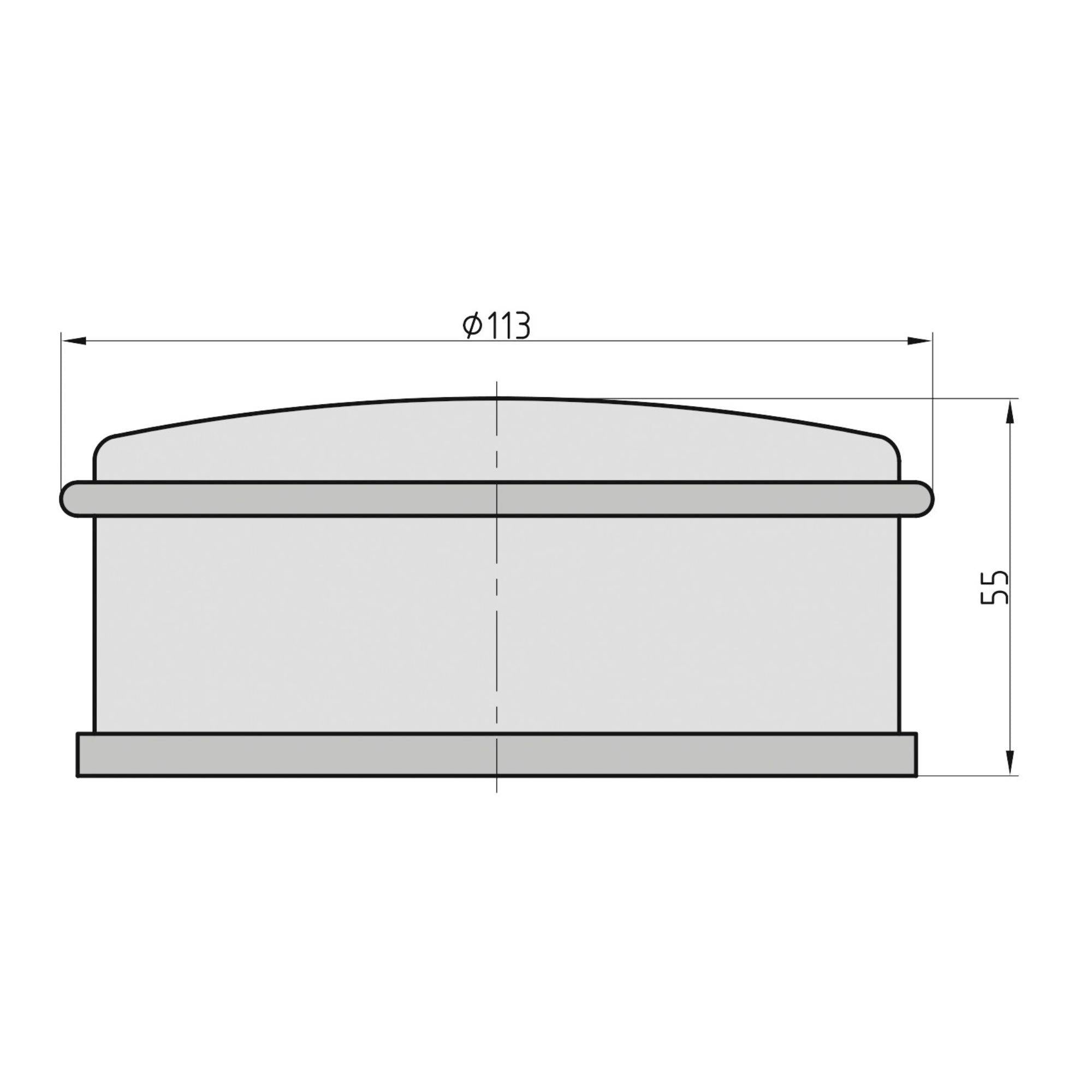 Дверний обмежувач Basi BTS 20 7704-0026, 1 шт.