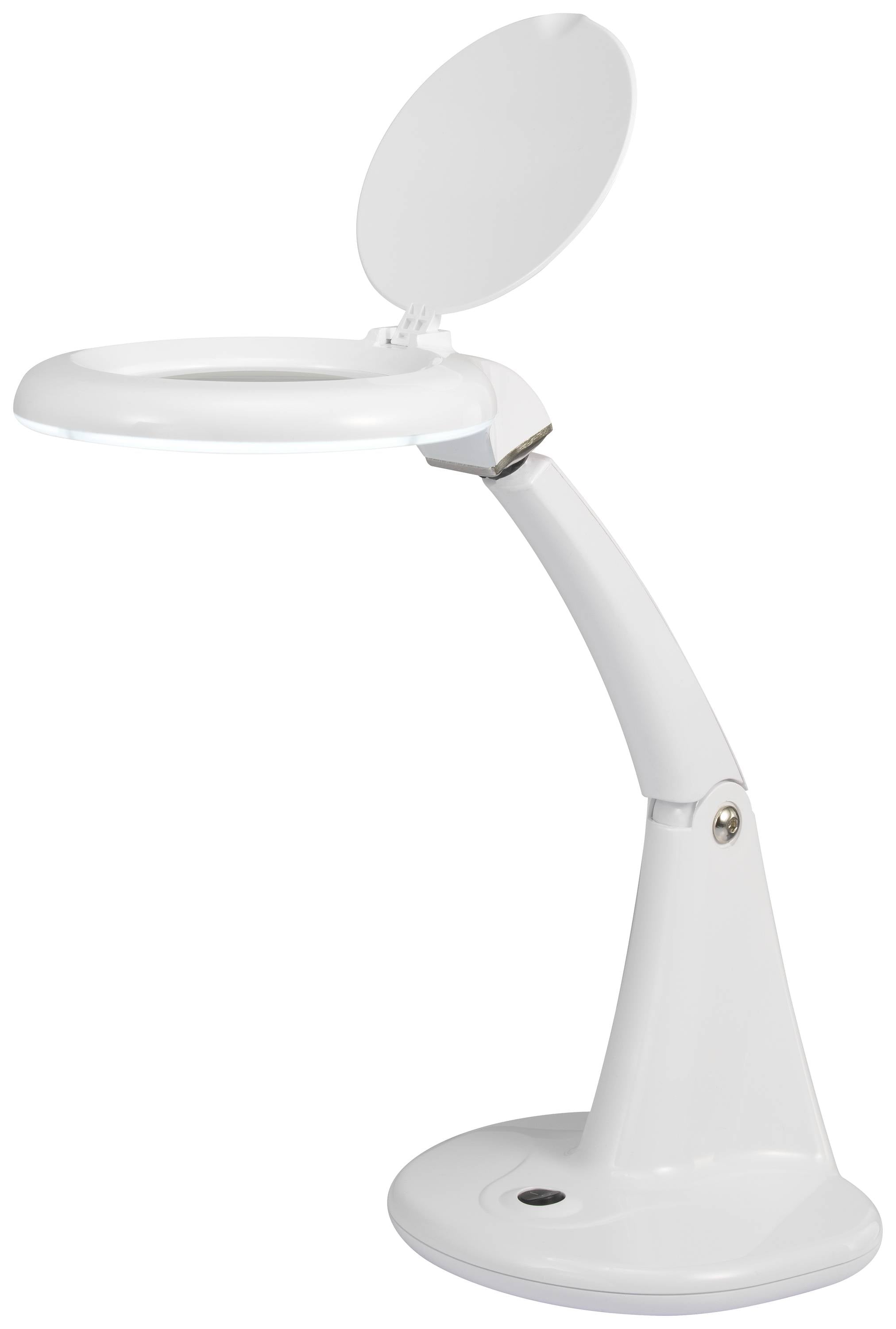 НАСТІЛЬНА ЛАМПА TOOLCRAFT TO-7427307 З ЛУПОЮЧИМ СКЛОМ SMD 5 Вт Ø 100 мм Коефіцієнт збільшення = 1,75 x, 4 x 100 мм Клас енергоефек