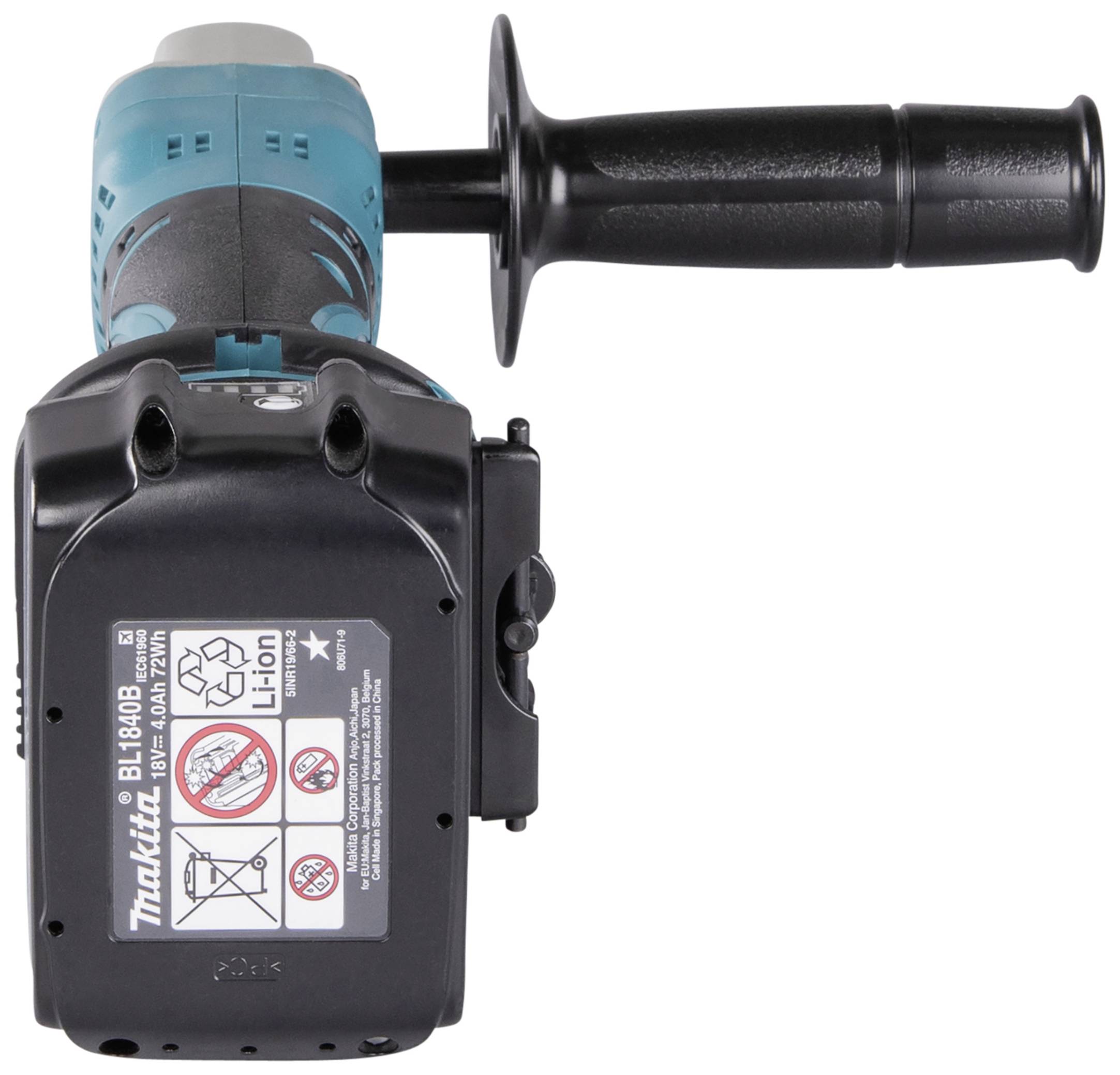 Акумуляторна кутова дриль Makita DDA350RTJ 18V 5Ah