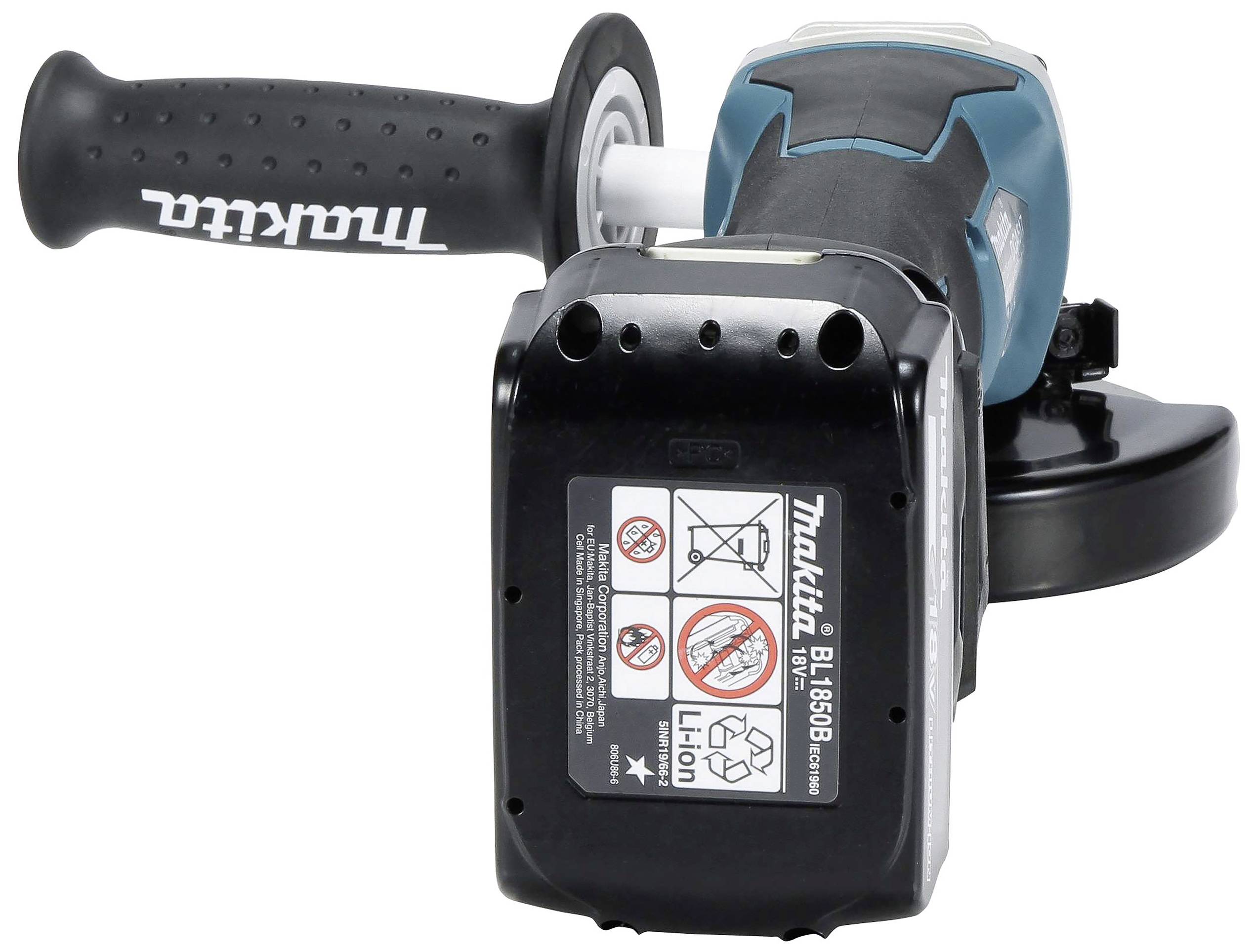 Акумуляторна кутова шліфувальна машина Makita DGA517RTJ DGA517RTJ