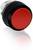 Okrągły, czerwony przycisk naciskowy z czarną obwódką. Często stosowany jako przycisk zatrzymania lub awaryjnego wyłączenia w maszynach i urządzeniach.